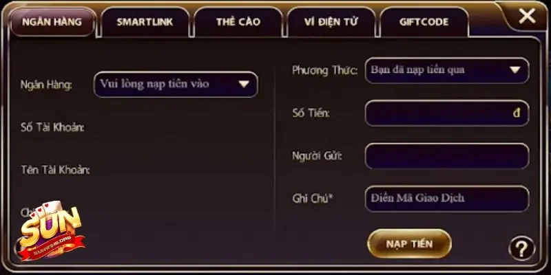 Lợi ích khi nạp tiền Sunwin đúng cách cho tân thủ mới chơi